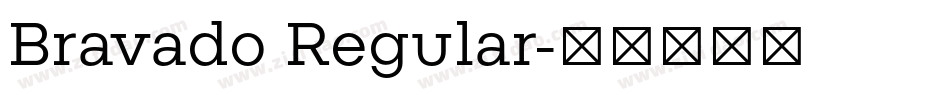 Bravado Regular字体转换